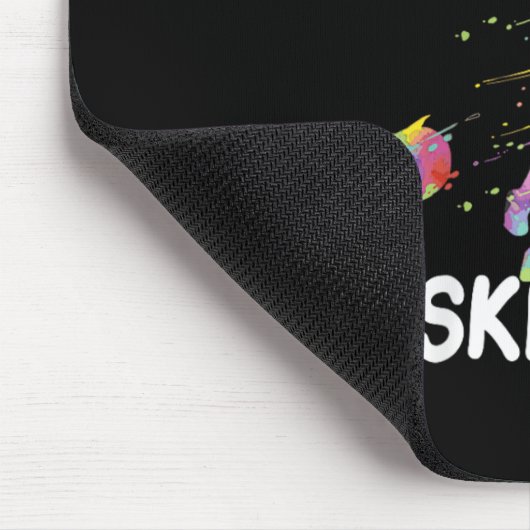 Gewoon een meisje dat van Basketball houdt Muismat (Hoek)