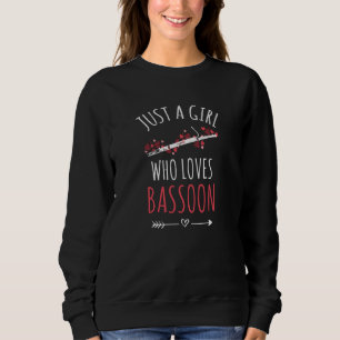 Gewoon een meisje dat van Bassoon houdt Basson P Trui