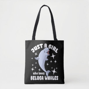 Gewoon een meisje dat van beloega's houdt tote bag