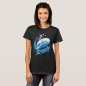 Gewoon een meisje dat van Beluga Whales houdt T-shirt (Voorkant volledig)