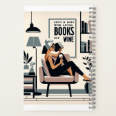 Gewoon een meisje dat van boeken en wijn houdt (Achterkant)