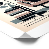 Gewoon een meisje dat van boeken en wijn houdt poster (Hoek)