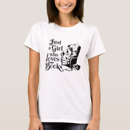 Gewoon een meisje dat van boeken houdt - Boekenlie T-shirt