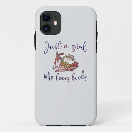 Gewoon een meisje dat van boeken houdt Case-Mate iPhone case (Achterkant)