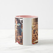 Gewoon een meisje dat van Boeken houdt Mok (Midden)