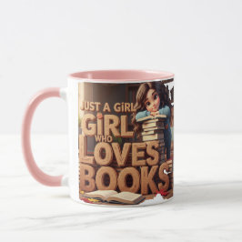 Gewoon een meisje dat van Boeken houdt Mok