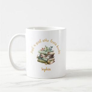 Gewoon een meisje dat van boeken houdt Persoonlijk Koffiemok