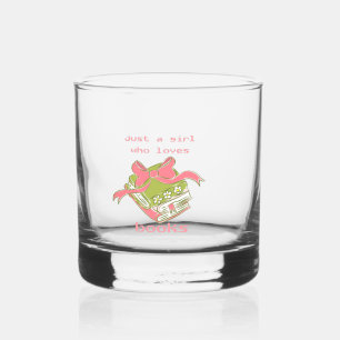 Gewoon Een Meisje Dat Van Boeken Houdt   Schattig  Whisky Glas