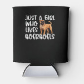 Gewoon een meisje dat van Boerboels klassieke T-sh Blikjeskoeler (Voorkant)