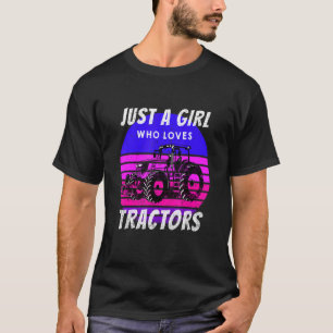 Gewoon een meisje dat van Boerderij 1 houdt T-shirt