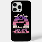Gewoon een meisje dat van boerderijdieren houdt en Case-Mate iPhone case (Achterkant)