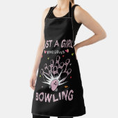 Gewoon Een Meisje Dat Van Bowling Houdt Schort (Insitu)