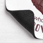 Gewoon een meisje dat van brownies houdt muismat (Hoek)