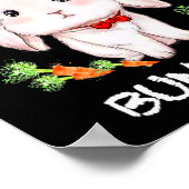 Gewoon een meisje dat van Bunnies Bunnies Rabbit L Poster (Hoek)