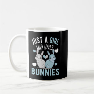 Gewoon een meisje dat van bunnies Bunny Mam Pullov Koffiemok