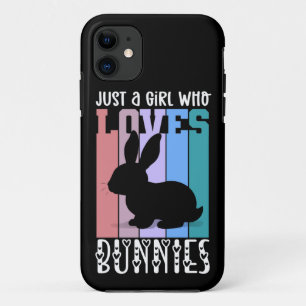 Gewoon een meisje dat van Bunnies Easter Bunny Cut Case-Mate iPhone Case