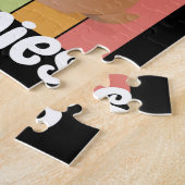Gewoon een meisje dat van Bunnies Easter Bunny Cut Legpuzzel (Zijkant)
