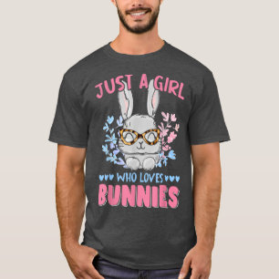 Gewoon een meisje dat van Bunnies houdt, die Bunny T-shirt