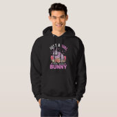 Gewoon een meisje dat van Bunny Eggs Floral Flower Hoodie (Voorkant volledig)