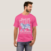 Gewoon een meisje dat van Capybara houdt T-shirt (Voorkant volledig)