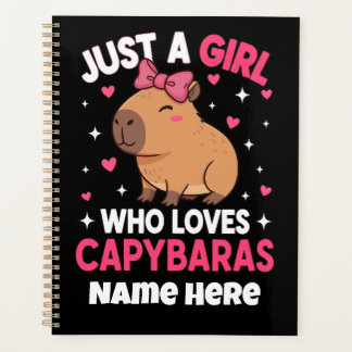 Gewoon een meisje dat van Capybaras houdt Planner
