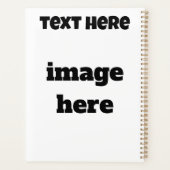 Gewoon een meisje dat van Capybaras houdt Planner (Achterkant)