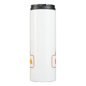 Gewoon een meisje dat van Capybaras houdt Thermosbeker (Achterkant)