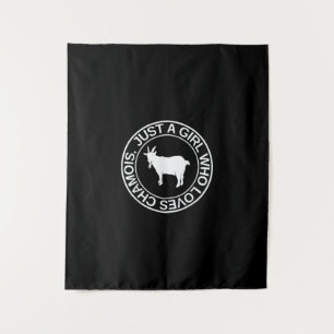 Gewoon een meisje dat van Chamois cadeau voor vrou Wandkleed