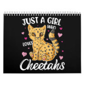 Gewoon een meisje dat van Cheetahs houdt | Heart C Kalender (Hoes)