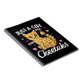 Gewoon een meisje dat van Cheetahs houdt | Heart C Notitieboek (Rechterzijde)