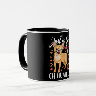 Gewoon een meisje dat van Chihuahuas Gift houdt Mok