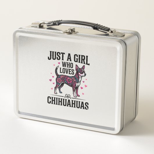 Gewoon Een Meisje Dat Van Chihuahuas Houdt Vintage (Voorkant)
