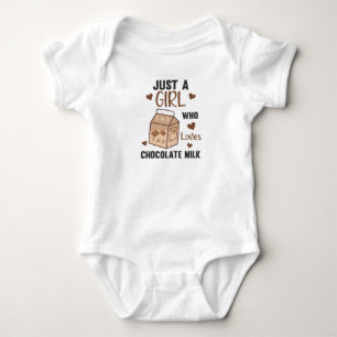 Gewoon een meisje dat van Chocolate Milk Kawaii ho Romper