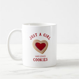 Gewoon een meisje dat van Cookies Coffee Mok houdt