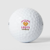 Gewoon een meisje dat van Cookies Cookie Lover hou Golfballen (Voorkant)