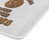 Gewoon een meisje dat van Cookies houdt Snijplank (Hoek)