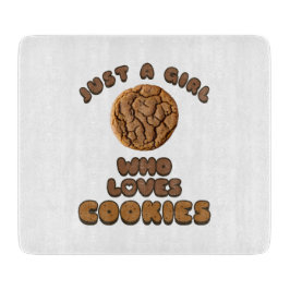 Gewoon een meisje dat van Cookies houdt Snijplank