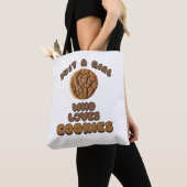 Gewoon een meisje dat van Cookies houdt Tote Bag (Dichtbij)