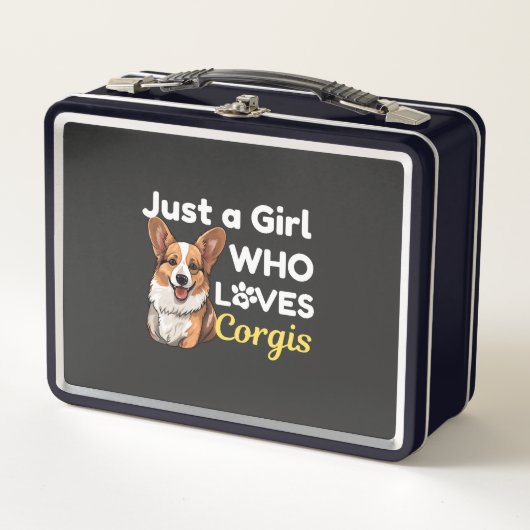 Gewoon een meisje dat van Corgis houdt (Voorkant)