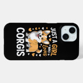 Gewoon Een Meisje Dat Van Corgis Houdt Case-Mate iPhone Case (Achterkant (horizontaal))