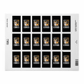 Gewoon Een Meisje Dat Van Corgis Houdt Etiket (Full Sheet)