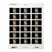 Gewoon Een Meisje Dat Van Corgis Houdt Etiket (Full Sheet)