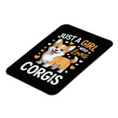 Gewoon Een Meisje Dat Van Corgis Houdt Magneet (Linkerzijde)