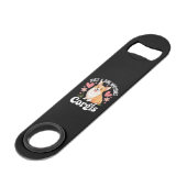 Gewoon een meisje dat van Corgis houdt Speed Flessenopener (Voorkant Gekanteld)