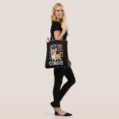 Gewoon Een Meisje Dat Van Corgis Houdt Tote Bag (Op model)
