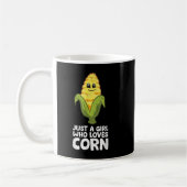 Gewoon een meisje dat van Corn houdt Koffiemok (Links)
