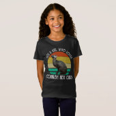Gewoon Een Meisje Dat Van Cornish Rex Katten Houdt T-shirt (Voorkant volledig)