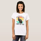 Gewoon Een Meisje Dat Van Cornish Rex Katten Houdt T-shirt (Voorkant volledig)