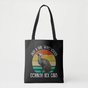 Gewoon Een Meisje Dat Van Cornish Rex Katten Houdt Tote Bag