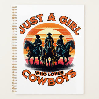 Gewoon een meisje dat van cowboys houdt planner